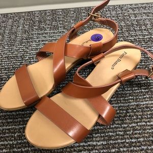 Tan strappy Sandals